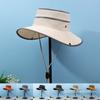 Sombrero Impermeable para Senderismo al Aire Libre para Mujer, Sombrero de Pescador con Protección Solar, Sombrero de Ala Ancha, Sombrero de Sol para Pesca con Protección UV, Protección Solar y Transpirable
