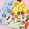 Llavero Colgante de Baloncesto de Dibujos Animados Llavero de Bola de Goma Suave de PVC Decoración DIY para Mochila Accesorios de Amazon Venta al por Mayor