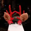 Pasador de Navidad diadema festiva pasador de asta de ciervo accesorios para el cabello de mujer para disfraz de Navidad