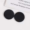 Zhentu 25mm Cor Sólida Geométrico Redondo Moda Versátil Resina Patch Brincos Presilhas de Cabelo Acessórios de Joias DIY Materiais