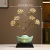Novo Bacia de Tesouro Chinesa Árvore da Riqueza de Cristal Ornamento Presente de Alto Padrão Sala de Estar Armário de Vinho Decoração de Escritório Presente de Inauguração