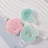 Amapola DIY Molde de Arena Fluida de Resina Fundida Funda para Teléfono de Conejo Corazón Flor Pata de Gato Llavero de Arena Fluida Molde de Silicona