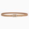 Cinturón de Cuero para Mujer, Moderno y Versátil, Cinturón Decorativo para Jeans, Cinturón de Cuero Negro Estilo Ins, Tendencia Coreana Simple