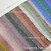 Tejido jacquard entretejido de fibra de bambú, viscosa, lino, tencel, hilo de ramio y algodón teñido en mecha, hilo Oxford hilado 20/2*9, tela juvenil