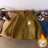 Chaqueta Gruesa de Invierno con Forro de Felpa para Niños 2025 Abrigo de Algodón para Niños Mayores Chaqueta Cálida Versátil para Niños y Niñas Bebé