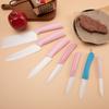 Cuchillo de cerámica para fruta con mango de color y circonita para cocina, cuchillo de cerámica para pelar, cuchillo de chef, cuchillo universal, embalaje disponible.