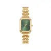 2025 comércio exterior nova pulseira de aço relógio feminino estudantes moda simples quadrado quartzo relógio de pulso strass pulseira relógio