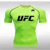 Camiseta de Combate Deportiva de Manga Corta para Entrenamiento Deportivo, Ajustada, Estilo Nuevo, Boxeo y Lucha Transfronteriza de Amazon para Hombres