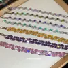 Pulseira de Zircônia Super Flash com Fivela Redonda Geométrica Torcida Pulseira Fashion Versátil Joia Exquisita de Luxo Leve de Alta Qualidade para Mulheres