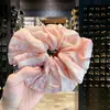 Accesorio para el Cabello de Tela Rayada con Bloques de Color Sencillo, Alta Elasticidad, Goma para el Cabello que no Aprieta, Diadema Versátil