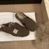 Primer Encuentro Temporada Zapatos Peludos Mujer 2026 Invierno Nuevo Estilo Coreano Retro Planos Slip-on Mocasines Mujer Más Terciopelo Zapatos de Algodón Exteriores