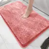 Suministro exclusivo transfronterizo de alfombrillas de baño de felpa de pelo largo altamente absorbentes, alfombrillas antideslizantes para inodoro, alfombrillas para pies de dormitorio y alfombrillas resistentes a la suciedad para puerta de entrada