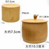 Recipiente de bambu estilo japonês para matcha, pote hermético para armazenamento de pó de chá, armazenamento de pó de matcha, ferramenta para matcha, suporta personalização de logotipo