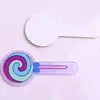 Desenho Animado Infantil Glitter Acrílico Pirulito DIY Acessórios de Cabelo Adorno de Cabeça Grampo de Cabelo Clipe Lateral Bico de Pato Aplique Pequenos Acessórios