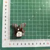 Nuevo Broche Colgante Pinza para el Pelo Broche Colgante de Cabeza de Mickey a Cuadros Retro Conejo Accesorios para Zapatos y Calcetines Accesorios para Equipaje Accesorios para Ropa