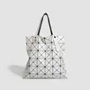 Bolso de Hombro de Seis Compartimentos de Moda Nueva Primavera y Verano, Bolso Geométrico Plegable de Diamantes, Bolso Tote Portátil Romboidal Versátil