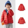 Jaqueta de Penas Infantil Balabala Outono e Inverno Roupa Meninos Meninas Casaco Bebê Combinando Pai-Filho Roupa Infantil Quente Tendência
