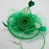 Faixa de Cabeça com Penas Amazon Headwear Acessórios de Noiva Europeus e Americanos Baile de Formatura Headwear de Renda Retrô Véu Cartola Acessórios de Cabelo