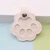 Venta Caliente Bolso de Cosméticos de Piel Sintética para Pelo de Mascota Llavero Portátil con Huella de Pata Colgante Etiqueta Conmemorativa para el Pelo Etiqueta para Mascota Gato y Perro