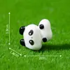 Micro-paisagem Fofa Feijão Ding Boneco Panda Vermelho Meng Li Jardim Paisagismo DIY Acessórios Decorativos Mini Pequenos Enfeites