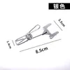Clip Metálico de Doble Cabeza Clip Promocional para Pasteles y Pan Clips para Tarjetas Plato para Tarjetas de Exhibición Bobina para Tarjetas Clip para Etiquetas
