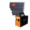 Sistema de Energia Solar Doméstico Conjunto Completo 220v Painel Fotovoltaico Portátil para Exterior Geração de Energia Pequena Bateria de Lítio Máquina Tudo-em-Um