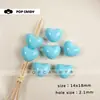 Joias Artesanais DIY com Contas Coloridas de Acrílico Coração de Tamanho Médio Contas Soltas Acessórios de Material Artesanal Bolsa Acessórios de Pingente