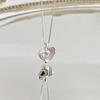 Collar de Perla Rompe-Conchas Amor 925 Plata de Ley para Mujer Estilo Coreano Celebridad de Internet Cadena para Clavícula Texturizada Combinación Perfecta Estilo Ins Lujo Ligero