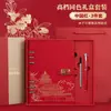 Caderno estilo chinês A5 com logotipo personalizado, conjunto de presente de caderno de folhas soltas, bloco de notas para escritório, caderno em branco, portátil