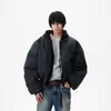 Suministro directo de fábrica primavera retro americano falso dos PU chaqueta bomber corta para hombre guapo chaqueta de alta gama tendencia