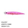 Cebo Luya de pesca biónica de lance largo, tipo lápiz sumergido, cebo falso, 27 g/110 mm, para lubina blanca, 9073