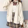 Chaqueta Suéter de Nuevo Estilo Coreano para Mujer Primavera y Otoño 2026, Holgada y Elegante, Estilo Perezoso, Cárdigan de Punto de Color Sólido para Mujer, Moderno