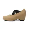 Zapatos Mary Jane Cuadrados Nuevos 2026 para Niñas, Zapatos Planos de Ballet Retro con Plataforma para Mujer, Moda de Viaje