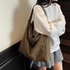 Bolso Casual de Textura de Nicho con Gran Capacidad, Bolso Tote para el Trabajo, Bolso de Hombro de Gamuza, Bolso Grande de Nuevo Estilo para Clase