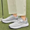 Zapatos de golf para hombre, impermeables, antideslizantes, con hebilla giratoria, transpirables, para mujer. Zapatillas de exterior para hombre y mujer.