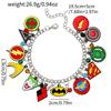 Pulsera de gota de aceite de aleación de zinc DIY de alianza de justicia periférica de películas y televisión de animación de dibujos animados de gran venta transfronteriza entre Europa y Estados Unidos al por mayor