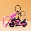 Figuritas de llavero de goma blanda de anime de dibujos animados, colgantes para mochila, accesorios para bolsos, pequeños adornos, al por mayor en stock para tiendas