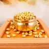 Ornamento Atrai-Riqueza de Lingote Banhado a Ouro, Tigela de Tesouro de Lingote de Ouro, Bolsa de Dinheiro de Barra de Ouro, Balde Dourado Atrai-Fortuna, Decoração de Casa Atacado