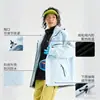 Chaqueta de Montaña Petite para Mujer Estilo Similar Luotuo Tres en Uno Desmontable 2025 Nueva Cortavientos Impermeable Cálida para Hombre