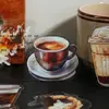 Paquete de Pegatinas PET de Pájaros Italianos Serie Café Gratis Rastro de Café Material para Cuaderno de Collage PET 30 6