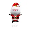 Natal Transfronteiriço Papai Noel Árvore de Natal Boneco de Neve Muleta Balão de Filme de Alumínio Véspera de Natal Festa de Feriado Decoração Gás