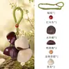 Colgante de campanilla de viento de cáscara de fruta natural, campanilla de viento de semillas, colgador de puerta de viento de madera, decoración de campanilla de viento de cáscara de fruta de ambiente natural hecha a mano