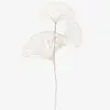 Flores Artificiais Folhas de Ginkgo de 3 Pontas e 5 Pontas Leque Dourado Flores Artificiais de Casamento Guia de Casamento Arranjo de Flores Decorativo Flores Artificiais