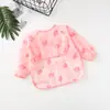 Paraguas niños impermeable babero manga larga mameluco impermeable bebé tafetán de poliéster para bebé ropa de comedor impermeable al por mayor