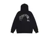Comercio Exterior Dropshipping Marca Europea y Americana Nueva Tendencia Estampado de Letras Sudadera Unisex con Capucha Abierta