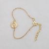 Novas Pulseiras Redondas Vazadas com 26 Letras da Amazon, Pulseiras de Nome, Moda Europeia e Americana Tendência Joias Femininas Atacado