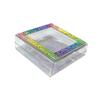 Cajas Cuadradas de Plástico para Pestañas en Stock, Juego de Dos, Cajas de Cartón Multicolores para Pestañas al por Mayor