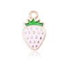 Pingentes de Liga Esmaltada Série Frutas Cereja Morango Melancia Chaveiro Pulseira Charme Caixa de Presente de Natal DIY