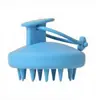 Pente Massageador de Silicone para Limpeza do Couro Cabeludo Popular Transfronteiriço Cabeça Dupla de Escova de Shampoo Massagem de Pele Tudo-em-Um Pente de Shampoo