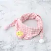 Outono e inverno dupla quente xadrez coreano cachecol de bebê cachecol infantil animal de desenho animado cachecol de algodão explosões atacado